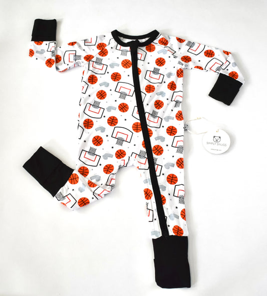 Baby pajama with basketball pattern 