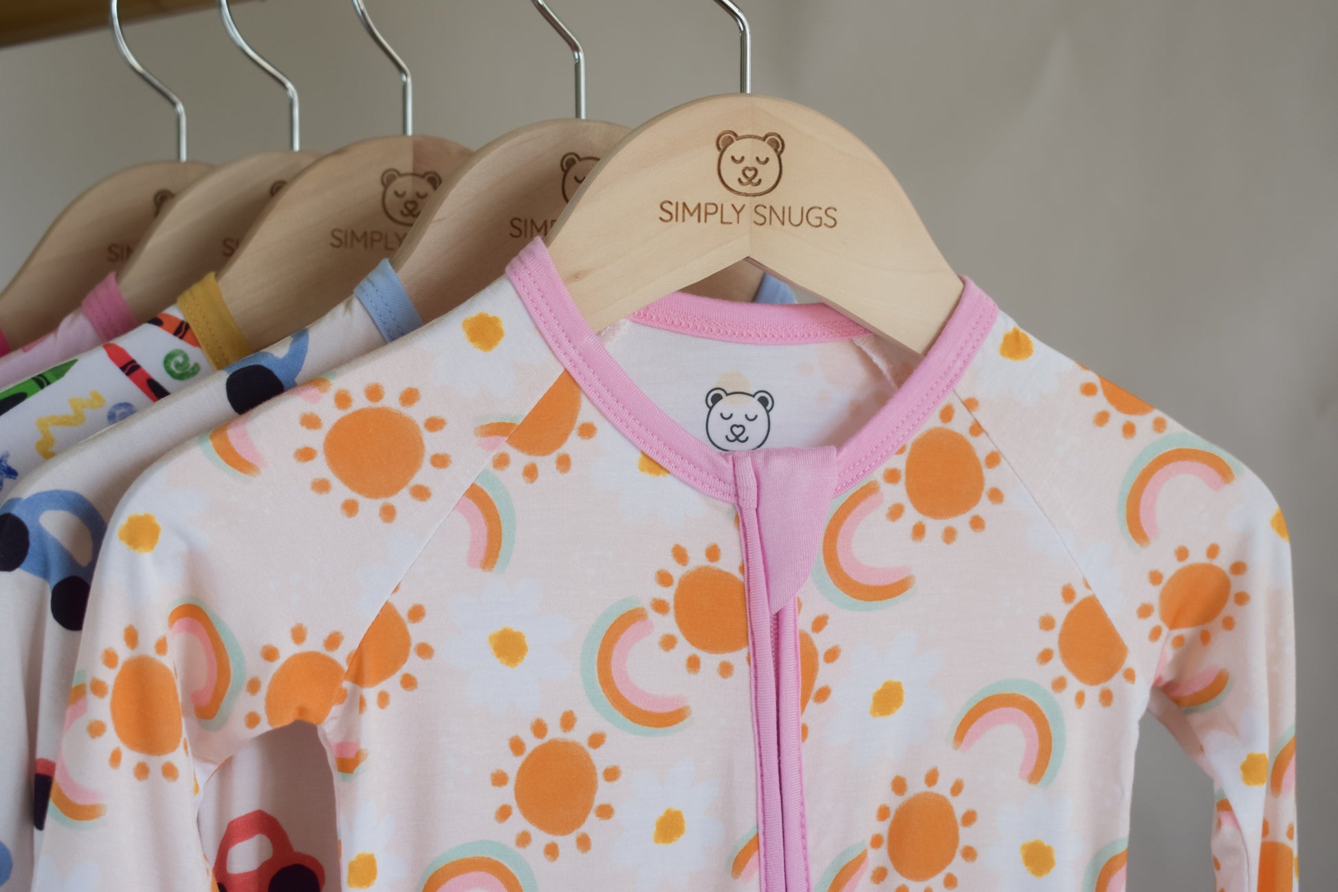 Double zipper bamboo pajamas