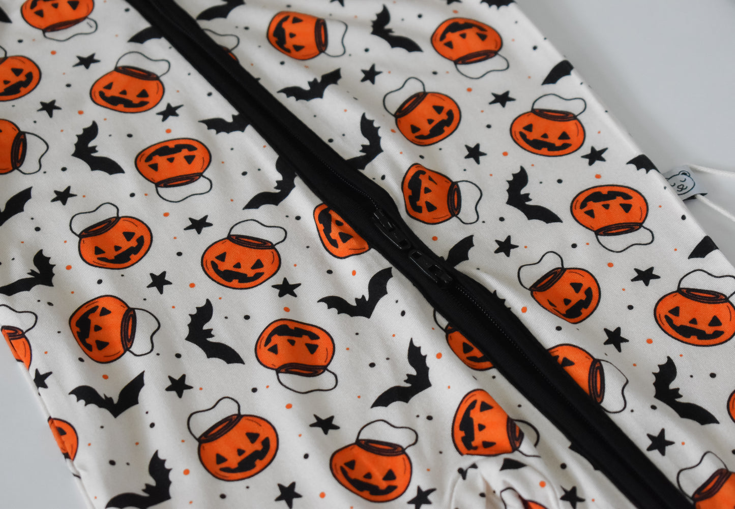 Bamboo Halloween Pajama with double zipper