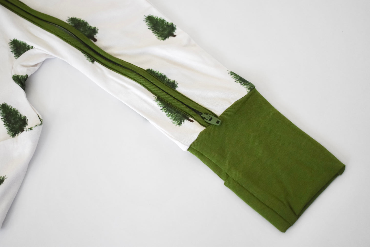 Fold over cuffs convertible baby pajama for winter