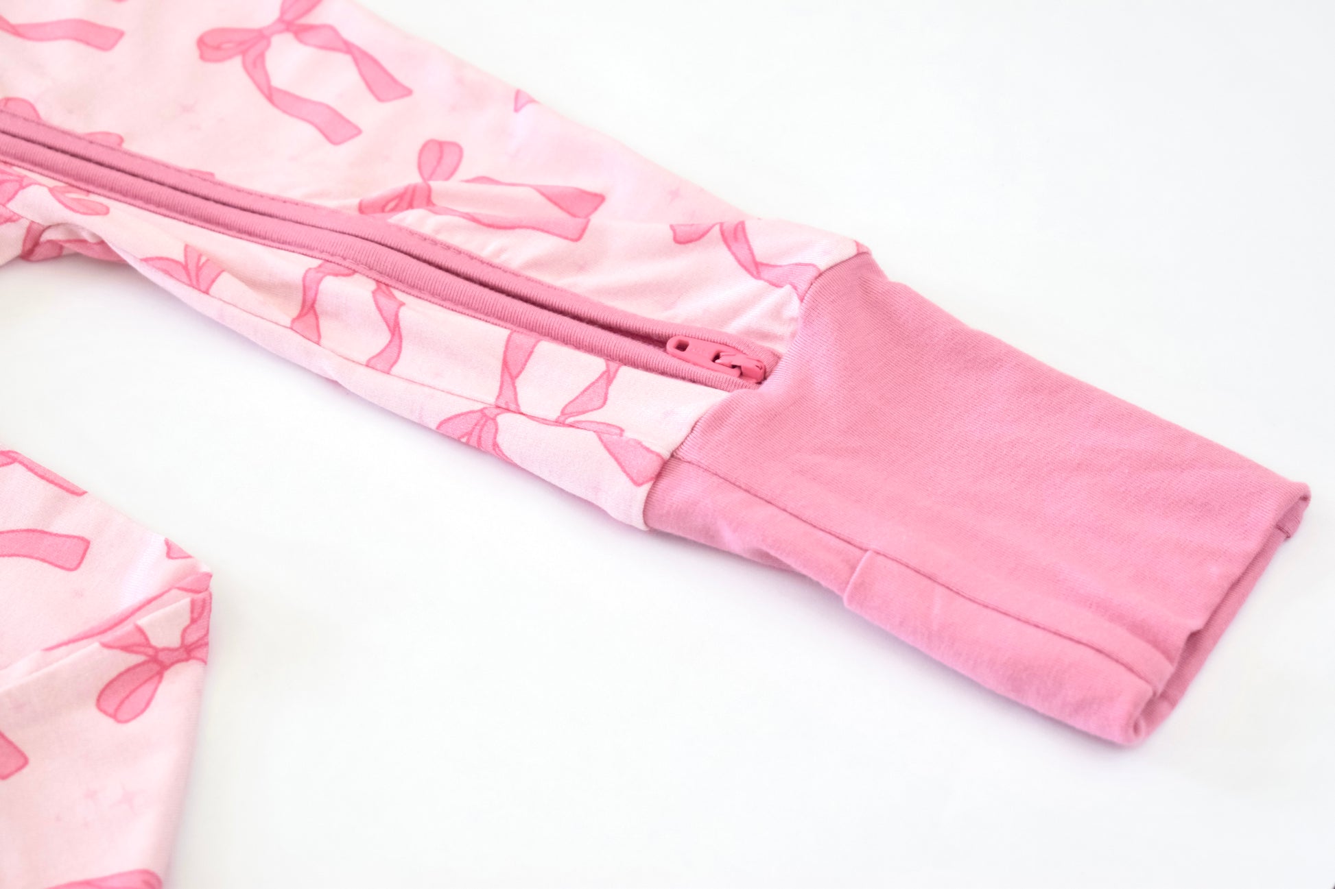Convertible pajama with fold over foot cuffs