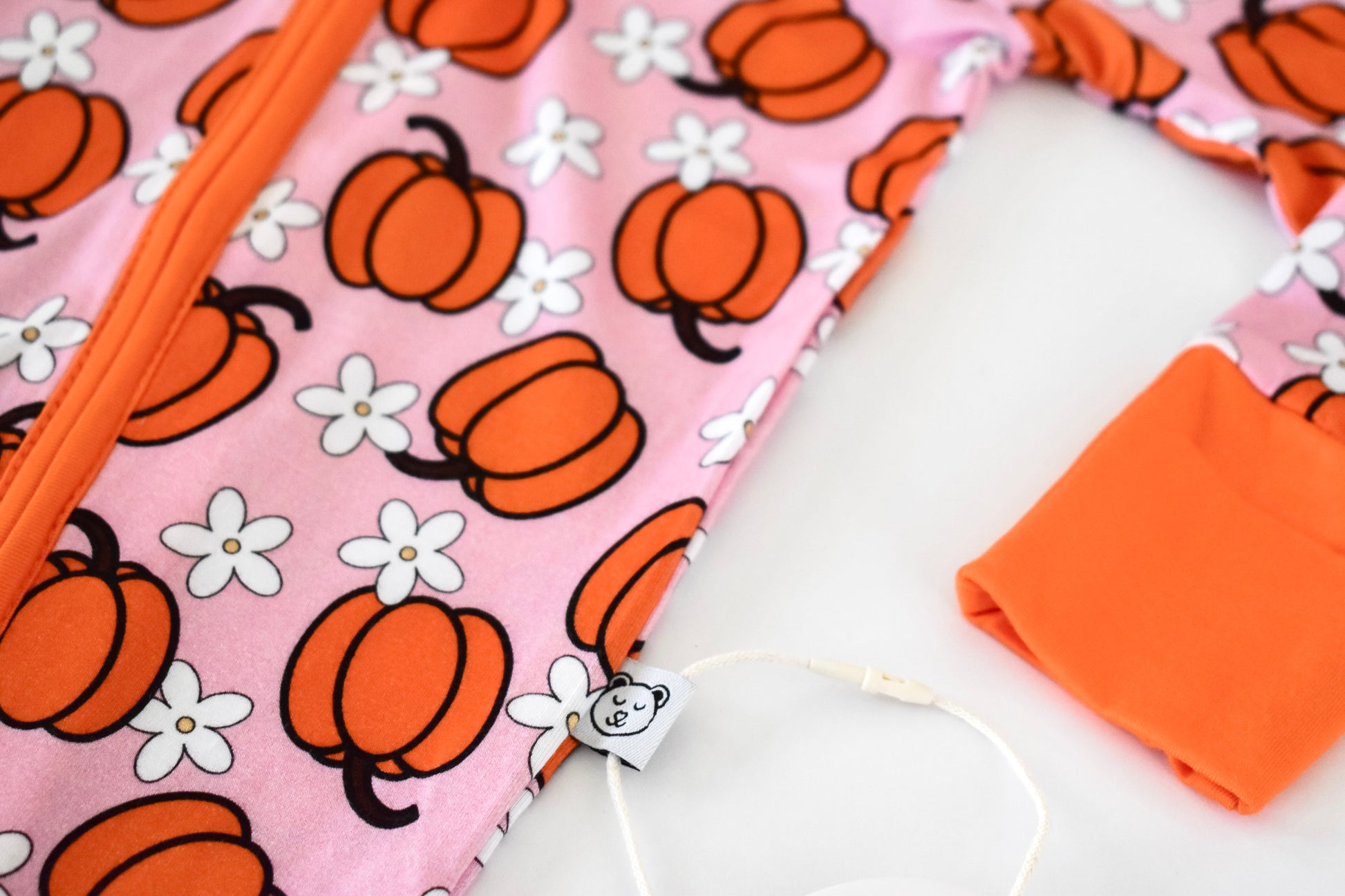 Floral pumpkin girly pajama