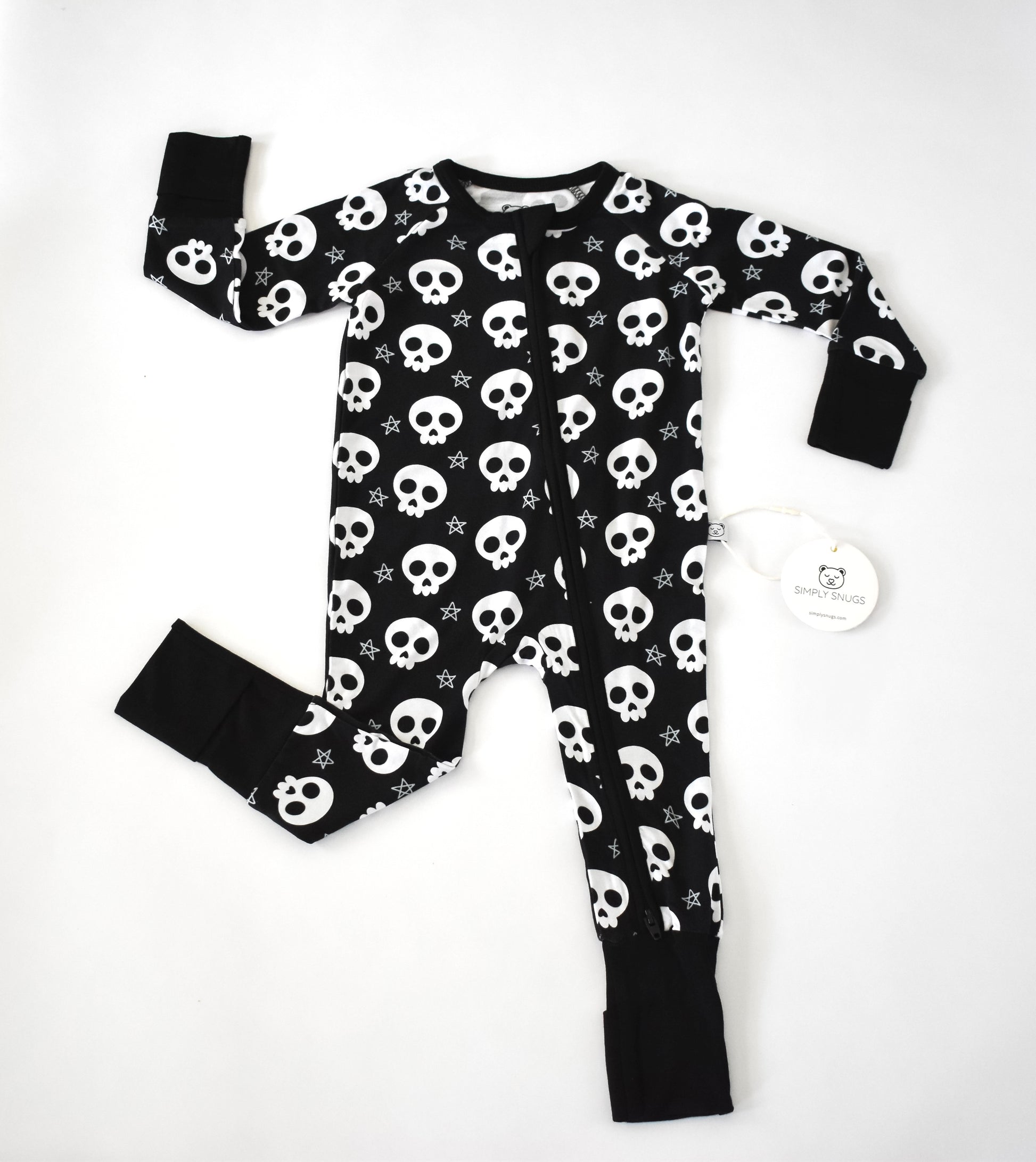 Skulls and stars convertible pajama