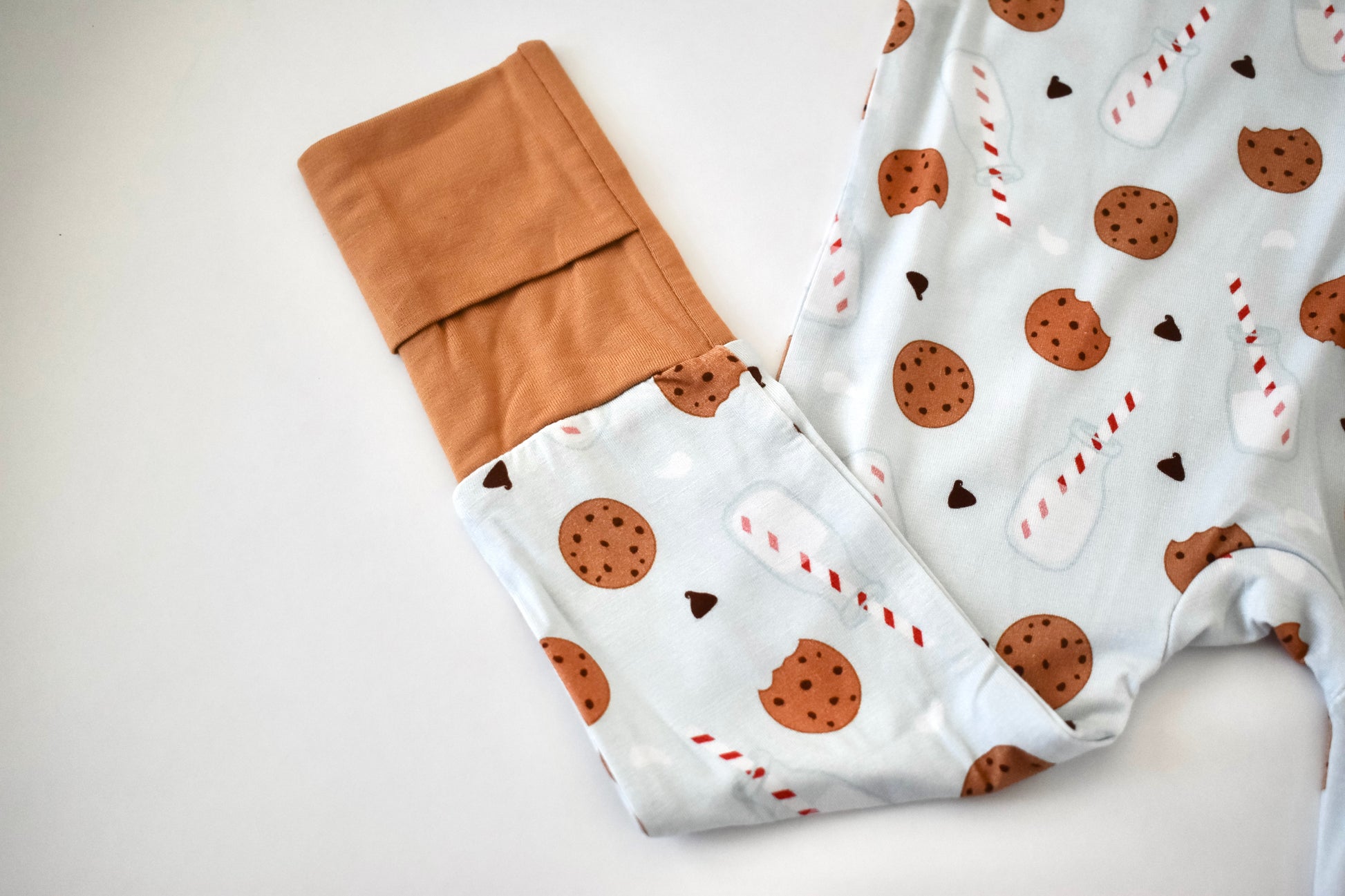 Matching Cookies and Milk bamboo pajama
